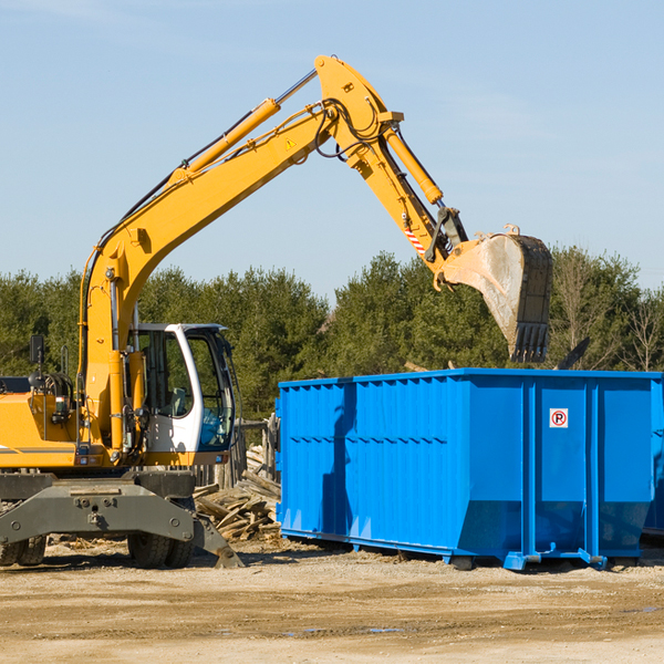 can i choose the location where the residential dumpster will be placed in Crosby